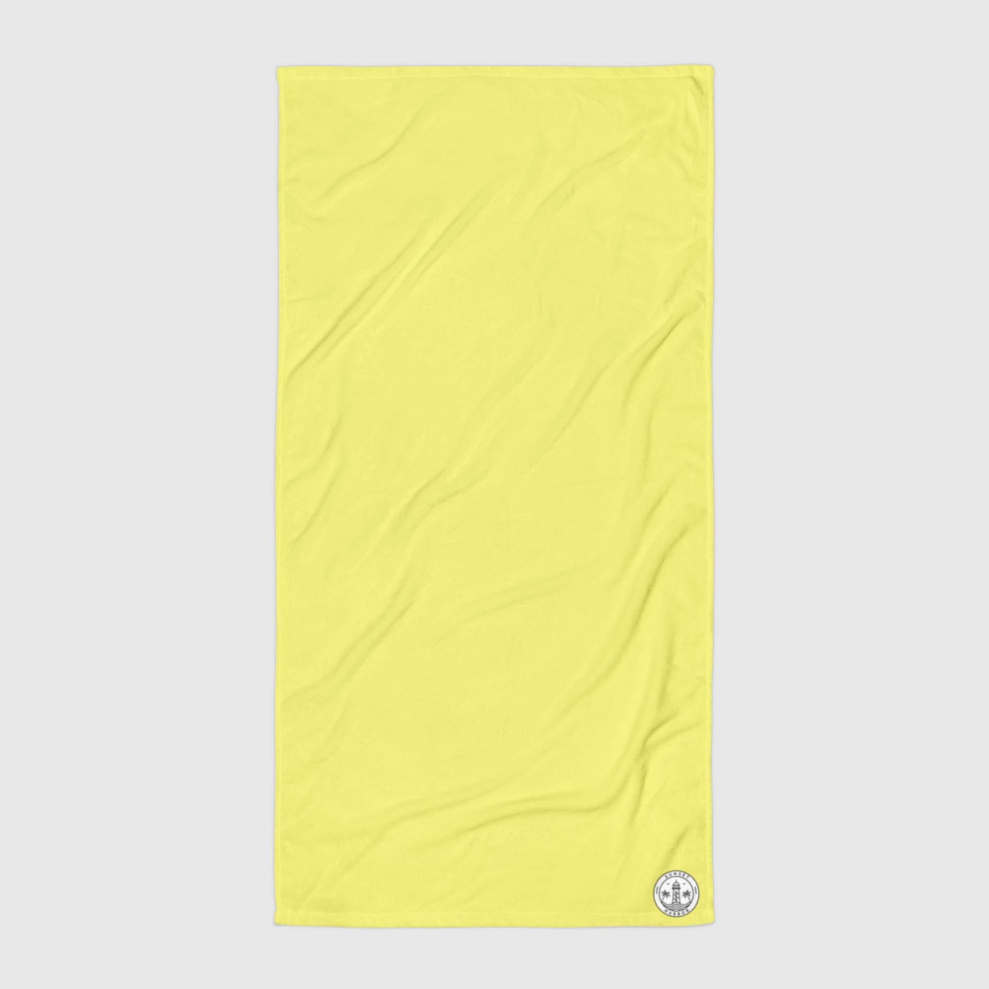 Towel - Yellow - Sunset Harbor Clothing